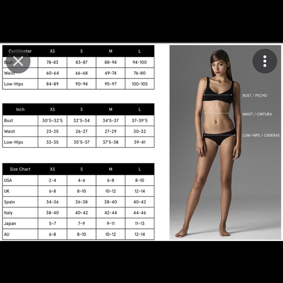 Ralph Lauren cable knit embossed two tone two piece bikini # S27 - Picture 4 of 4